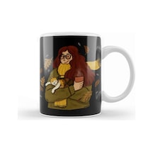 Catlady Cozy Cat Lady Kupa Bardak Porselen Karışık