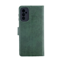 Lb Samsung Galaxy Uyumlu M52 5g Kılıf Trend S Plus Kapaklı Kılıf - Yeşil