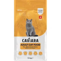 Caviara Somonlu Yetişkin Kısır Kedi Maması 1500 G
