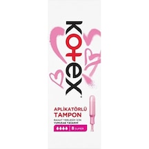 Kotex Aplikatörlü Tampon 8 Adet Süper Tekli Pk