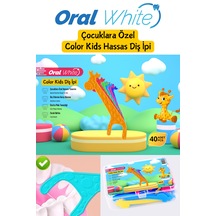 Oral White Color Kids Çocuklara Özel Hassas Diş İpi