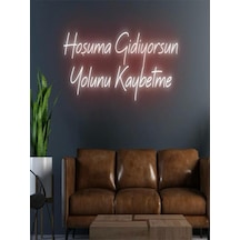 Hoşuma Gidiyorsun Yolunu Kaybetme Yazılı Neon Tabela Kırmızı