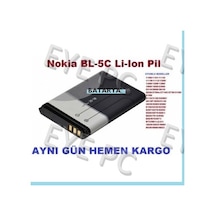 Lityum İon Bl 5C Nokia Telefon Pili Bataryası