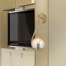 Mirza Tekli Eskitme Bal Camlı Modern Yatak Başı Salon Aplik Eskitme