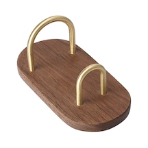 Homyl Ahşap Duvara Monte Jilet Tutucu Tıraş Makinesi Erkekler