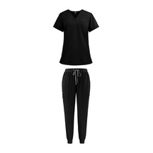 Suntek Kadın Fırçalama Üniforma Seti Sağlık Xl-siyah