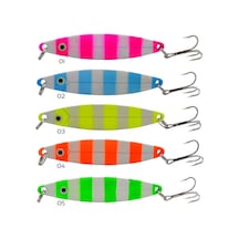 Captain 6150 Lüfer Kaşığı 28gr Zebra Glow 9cm