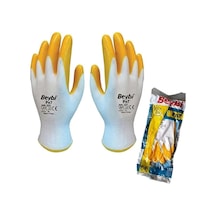 Beybi Pn7 Naylon Nitril Eldiven Sarı