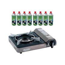 Orcamp Tekli Portatif Ocak Gri + 8 Adet 227 Ml Kartuş