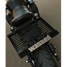 Motorsiklet Wasted Plakalık Kabartmalı Krom Yazı 1 Adet Motor Plakası