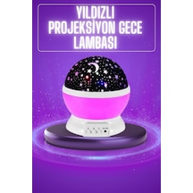 Yıldız Görünümlü Gece Lambası Renkli Masa Lambası Gökyüzü Projeksiyon 59241321