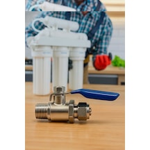 Su Arıtma Cihazı Küresel Hat Alma Vanası 1/4" Inç (483564978)