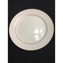 Güral Porselen Sf25du Mat Sedef Düz Tabak 25 Cm 6 Lı