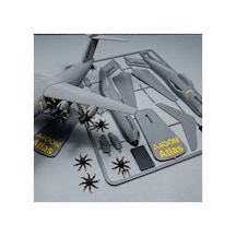 A400m Atlas Askeri Nakliye Uçağı Maket Kit Kartı - Kendin Yap Koleksiyonluk Model 20x16 Cm