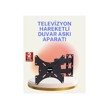 Hareketli Tv Duvar Askı Aparatı 22 49 İnç Uyumlu