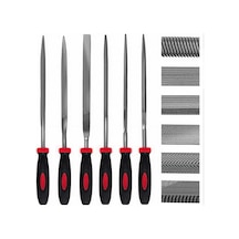 Tr Feyza Yapı 6 Parça Mini Eğe Seti - 18cm İnce İşçilik Saatçi Eğe Ve Törpü Seti Sarı Renk