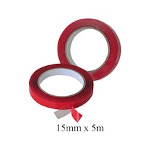 Çift Taraflı Silikon Şeffaf Bant 15 Mm X 5 M (260232226)