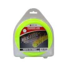 Ital Tırpan Misinası Altı Köşe Hex-fire 3.0 Mm 58 Mt Yeşil