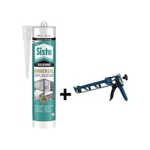 Beyaz Silikon 280 Ml + Silikon Tabancası Plastik