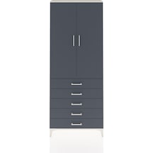 Arges Dolap 2 Raflı 5 Çekmeceli Tek Askılı 88x30x221 Aytaşı-a... Aytaşı Arges Dolap 2 Raflı 5 Çekmeceli Tek Askılı 88x30x221 Aytaşı-a... Aytaşı