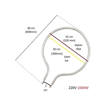 Cvs İle Uyumlu Büyük Davul Fırın Rezistansı 1000 W Ölçülere Dikkat Ediniz