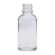Şeffaf Cam Şişe 50 Ml 25 Mm