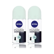 Nivea Invisible Black&White Fresh Kadın Roll-On Deodorant 50 ML x 2