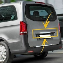 Mercedes Vito W447 Bagaj Çıtası Paslanmaz Çelik Krom