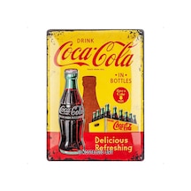 Nostalgic-art 23195 Coca-cola Bottles Sarı, Sac Levha 30 X 40 Cm Diğer