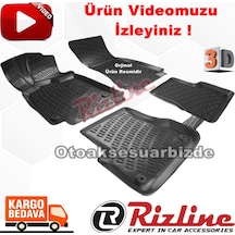 Audi A6 3D Paspas Havuzlu Siyah 2011-2015 Arası 4 Prç. Rizline N11.20139