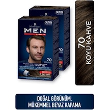 Schwarzkopf Men Perfect Saç Boyası 70 - Koyu Kahve X 2 Adet