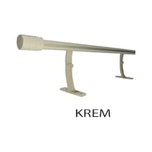 Perdemix 20 Mm Kornişli Dekoratif Alüminyum Tek Raylı Rustik  Perde Askısı