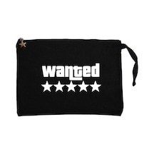Wanted White Siyah Clutch Astarlı Cüzdan / El Çantası