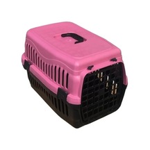 Pembe Renkli Taşıma Kabı, Kedi Ve Köpekler İçin