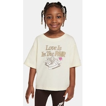 Nike Nıke Nkg Sweet Swoosh Paır Tee Kız Çocuk Tişört 36l799 W3z Beyaz