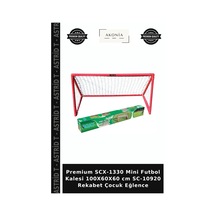 Premium Scx-1330 Mini Futbol Kalesi 100x60x60 Cm Sc-10920 Rekabet Çocuk Eğlence Çok Renkli