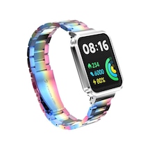 Butam Bilişim Xiaomi Redmi Watch 2 Lite Uyumlu Krd-60 Metal Kordon-colorful