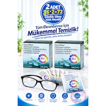 2 Kutu 36'lı Gözlük Kamera Tv Cep Telefonu Kask Camı Ekran Temizleme Islak Mendili 36 2 72