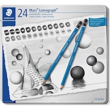 Staedtler Mars Lumograph Dereceli Kalem Seti 24Lü