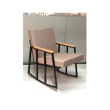 Adımshops Sallanır Koltuk Tv Koltuğu Kafe Balkon Mutfak Berjer Ofis Salon Tekli Koltuk Cappuccino