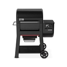 Weber Searwood 600 Peletli Barbekü Wi-fi Directflame Smokeboost -196 Siyah