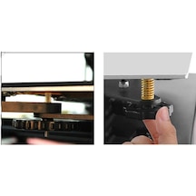 3d Yazıcı Sıcak Yatak Tesviye Kiti M3 45 22mm Vidalı Enjeksiyon Büyük Boy Somun + Turuncu Yay Seti