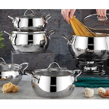 Kahramanlar Elit Beşli Tencere  Seti