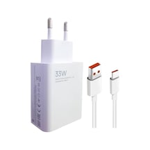 Xiaomi Type-c 33w (watt) Hızlı Şarj Aleti Adaptörü Şarj Kablo set
