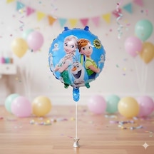 145 Cm Frozen Elsa Anna Olaf Folyo Balon 18 İnç - Doğum Günü Parti Dekorasyon Balonu Çok Renkli