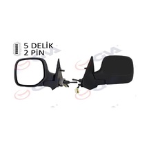 Dış Dikiz Aynası Sol Berlıngo-partner 97 Elektrikli+ısıtmalı+konveks 5 Fiş Vm-118ehl