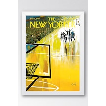 The New Yorker Çerçeveli Tablo February 5 1966 - Basketbol Tablosu