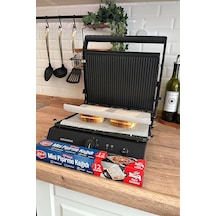 Roll Up Kesilmiş Mini Pişirme Kağıdı Airfryer - Tost Makinesi - Mini Fırın Uyumlu 12 Yaprak X 6 Kutu Çok Renkli
