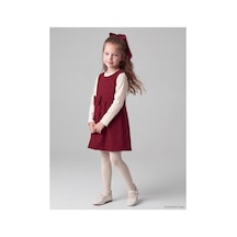 LC Waikiki Alıta Cıty Farkıyla Lcw Kids Kırmızı Ekose Kız Çocuk Elbise Kirmizi - 928242459 Kirmizi