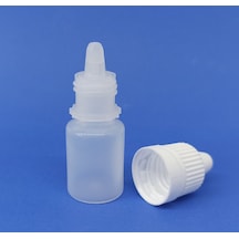 5 ML Şeffaf Boş Plastik Likit Şişe Mürekkep-Kolonya-Aseton Şişesi 1-100 Adet